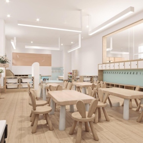 现代幼儿园音乐教室3D模型下载